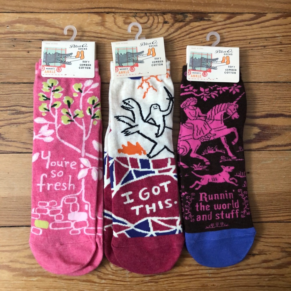 3 Pairs BlueQ Socks